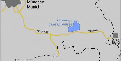 지도 ofmunich 호수 