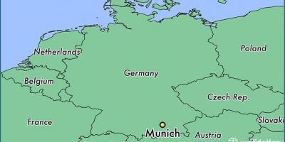 뮌헨에서는 세계 지도