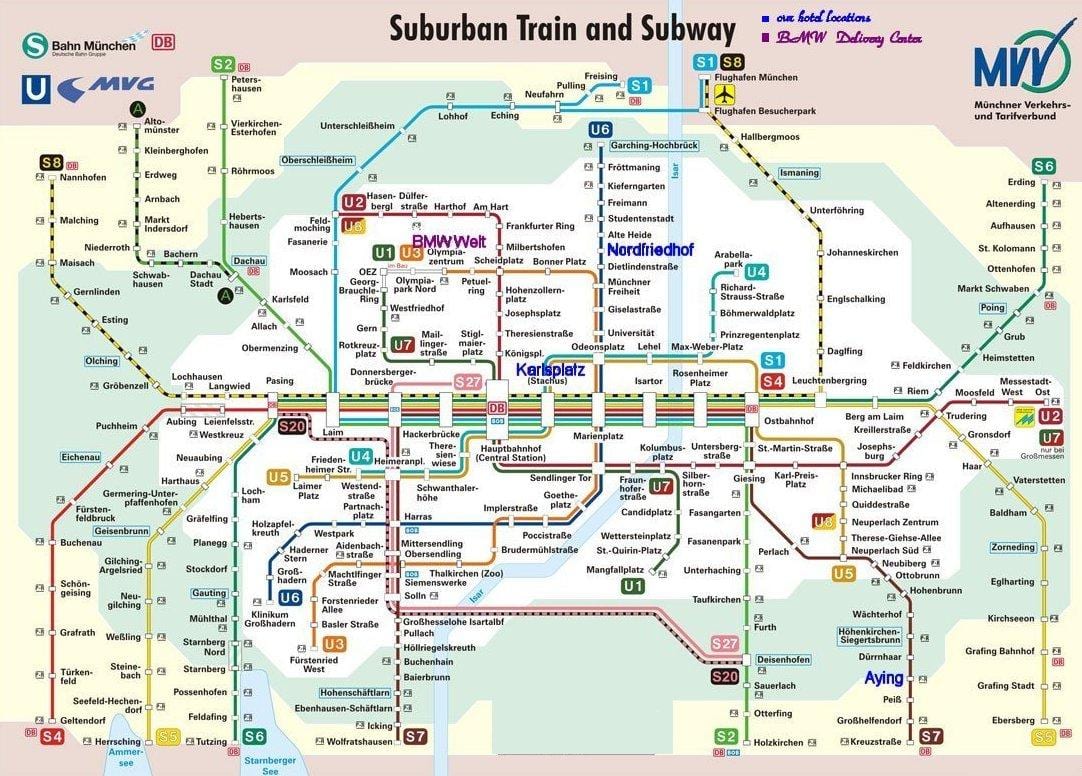 뮌헨 s bahn 지도