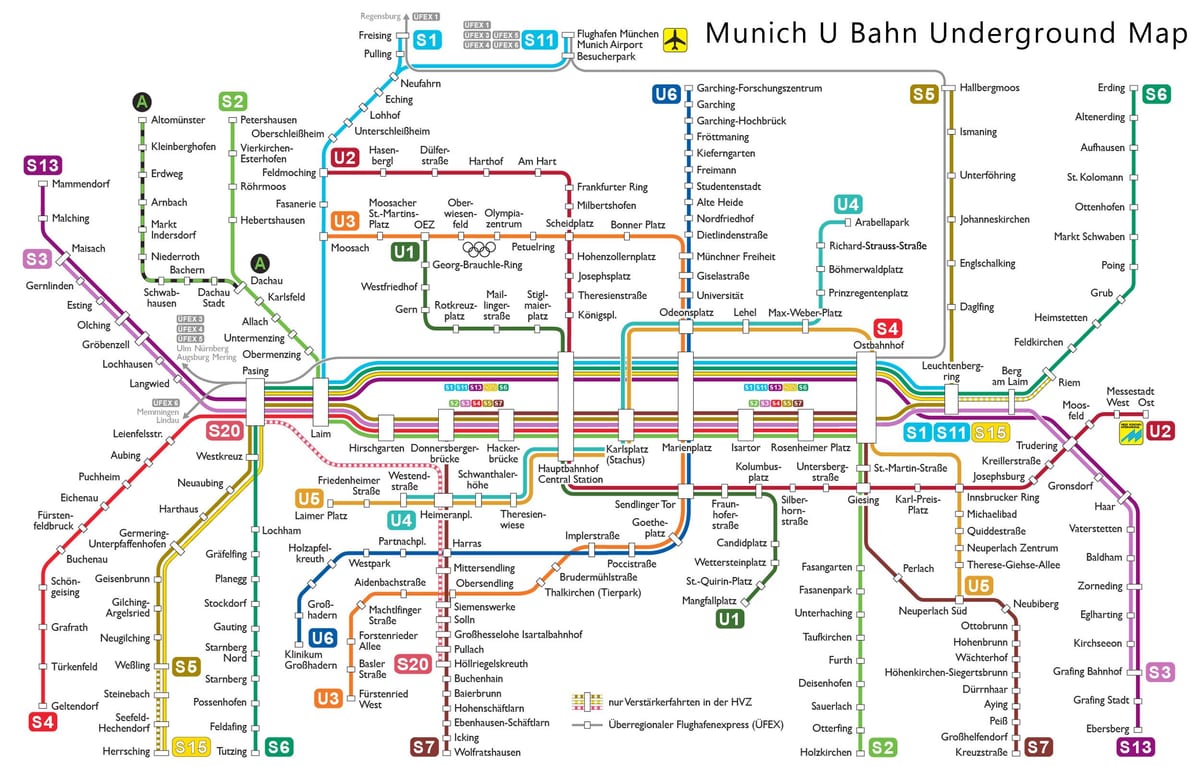 뮌헨 u bahn 지도
