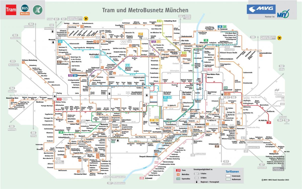 지도 뮌헨의 버스
