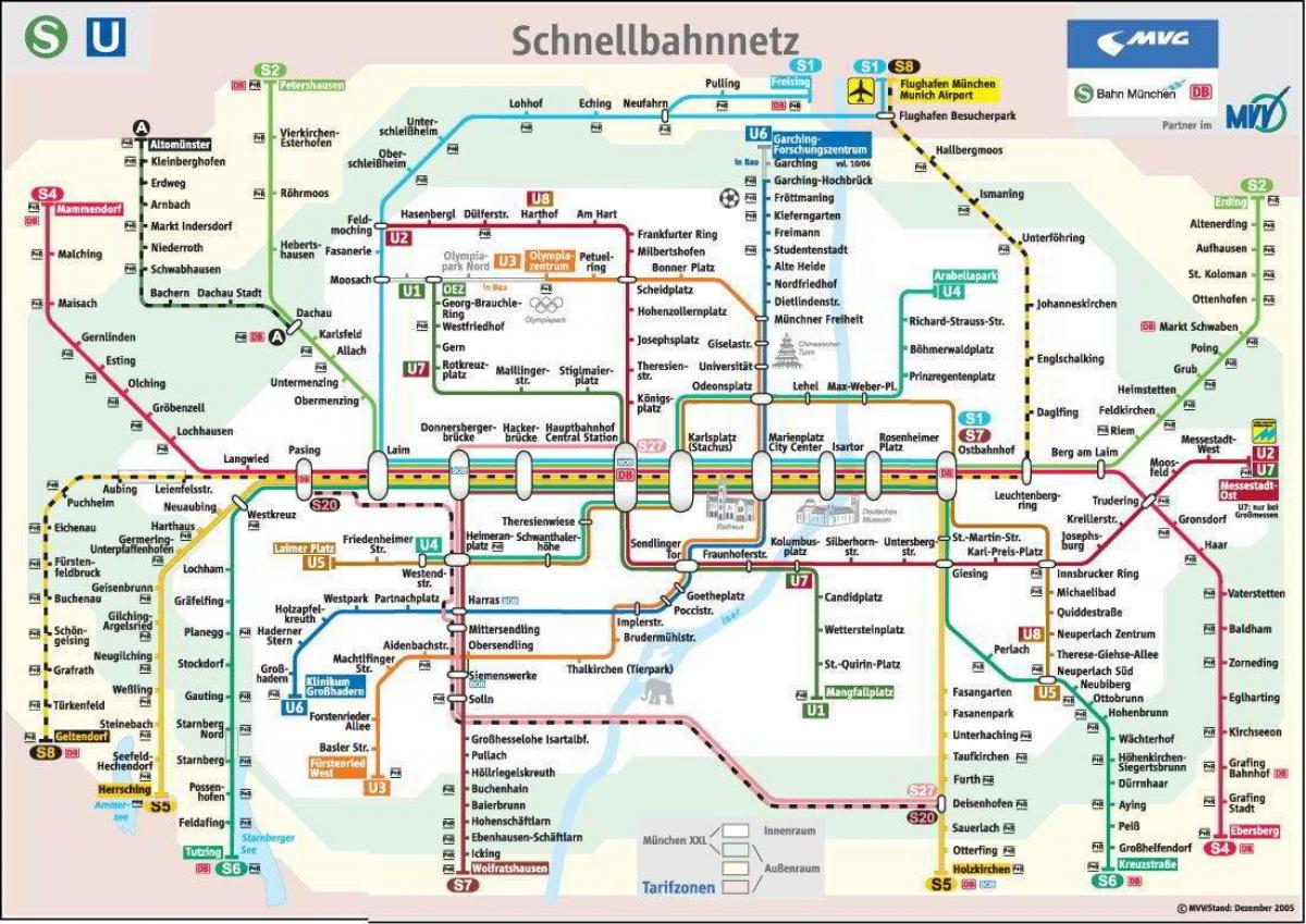 metro 지도 뮌헨