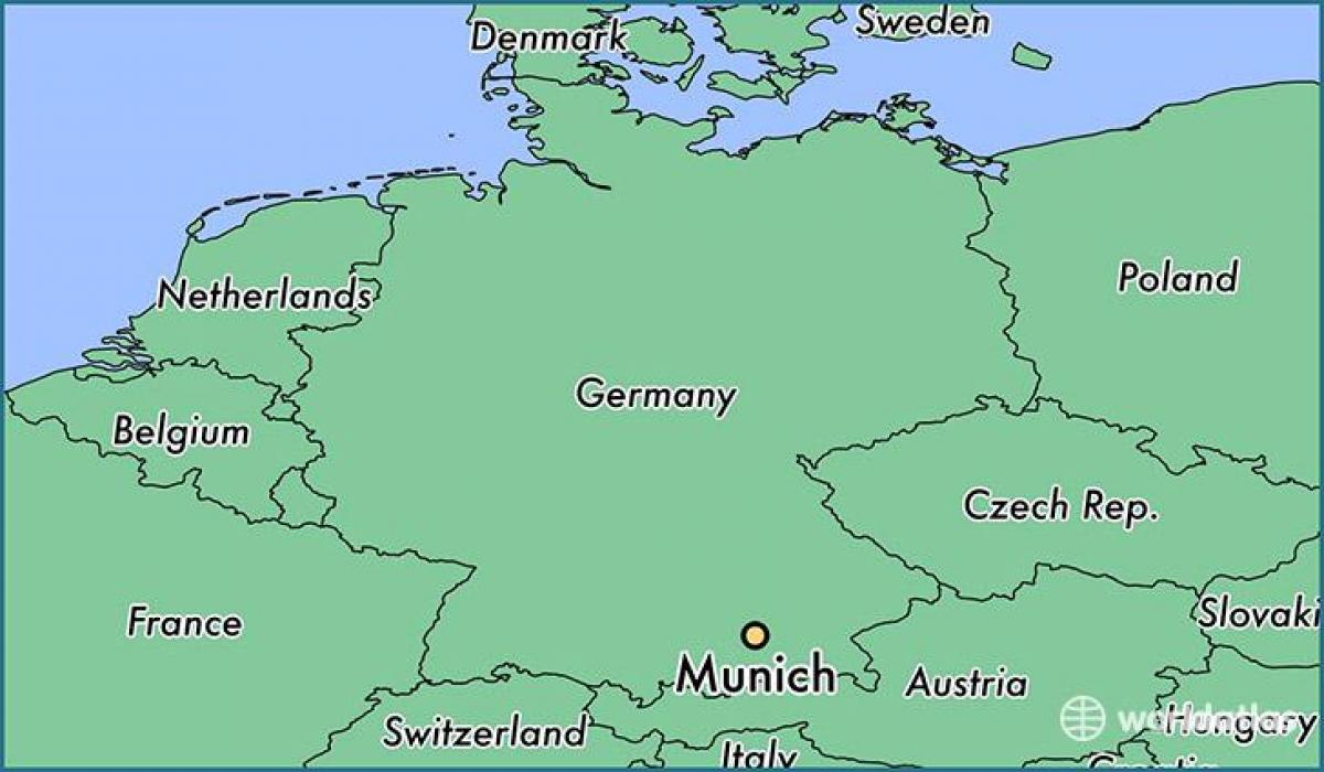 뮌헨에서는 세계 지도