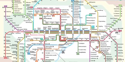 뮌헨 s train 지도