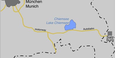 지도 ofmunich 호수 